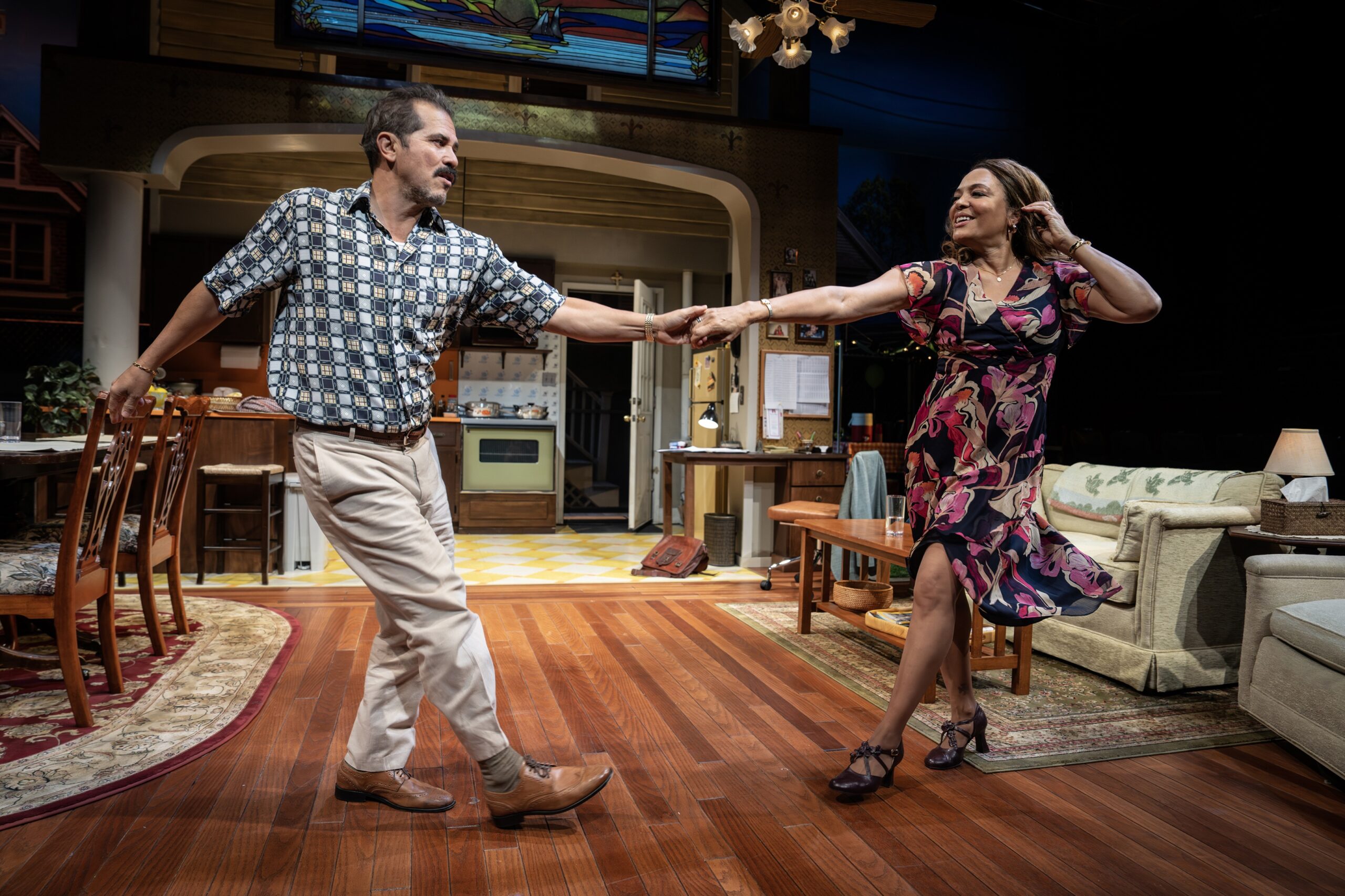John Leguizamo and Luna Lauren Velez in The Other Americans. Photo: Joan Marcus