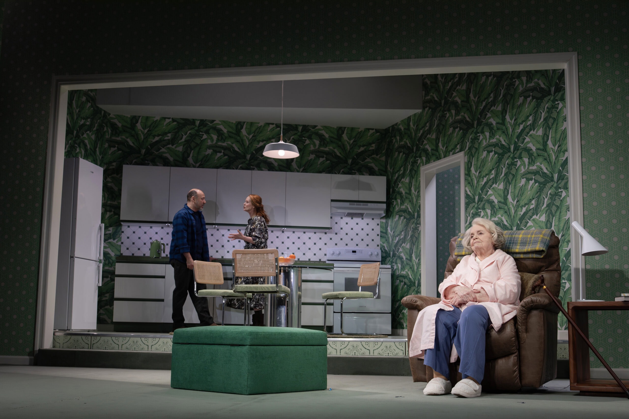 Danny Burstein, Cynthia Nixon, and June Squibb in Marjorie Prime. Photo: Joan Marcus