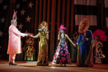 Glenn Flesher, LaChanze, Ra'Mya Latiah Aikens, and Martin K. Lewis in Romeo & Juliet. Photo: Joan Marcus