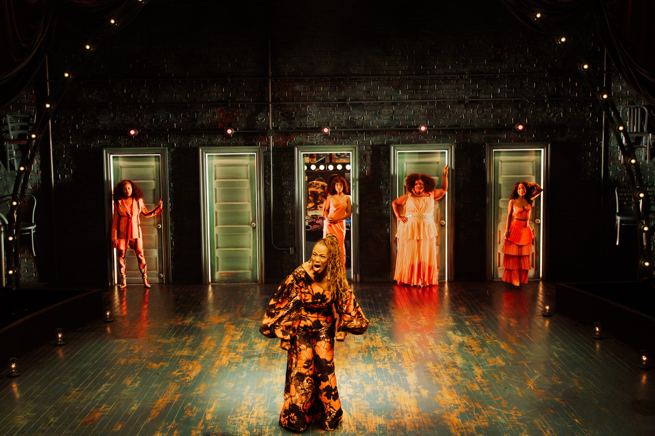 "The Whoopi Monologues" at the Mitzi E. Newhouse Theater (Photo: Angela Marie Orellana)