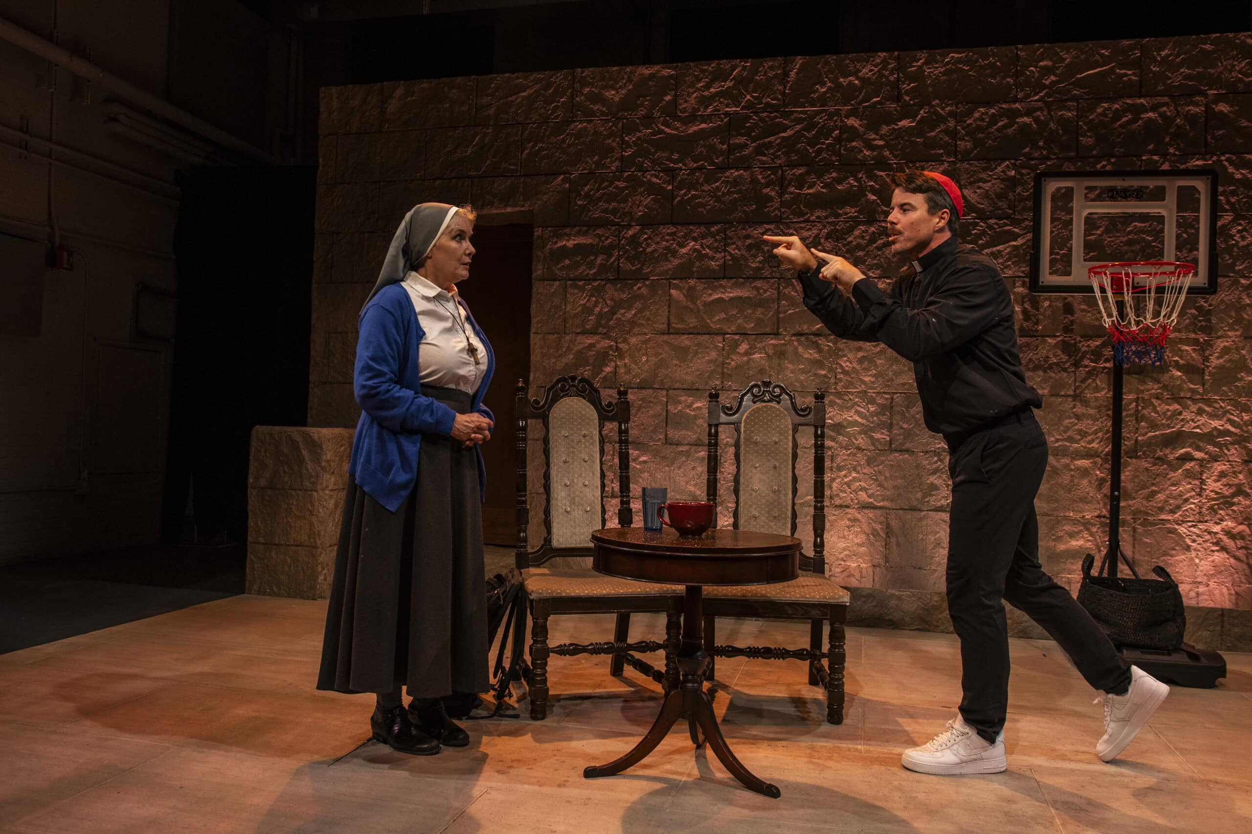 Tracy Sallows and David Hull in The Body of Mary. Photo: Alley Babcock