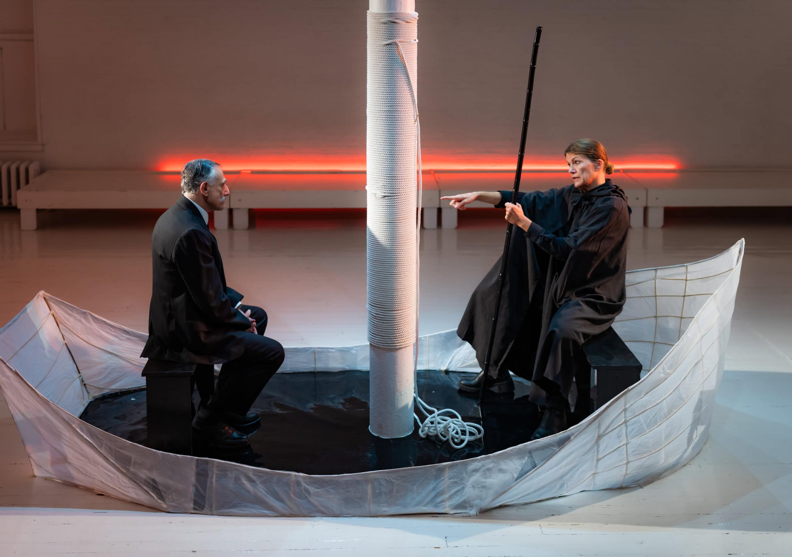 David Greenspan and Annabel Capper in The Invention of Love. Photo: Paul Lutvak