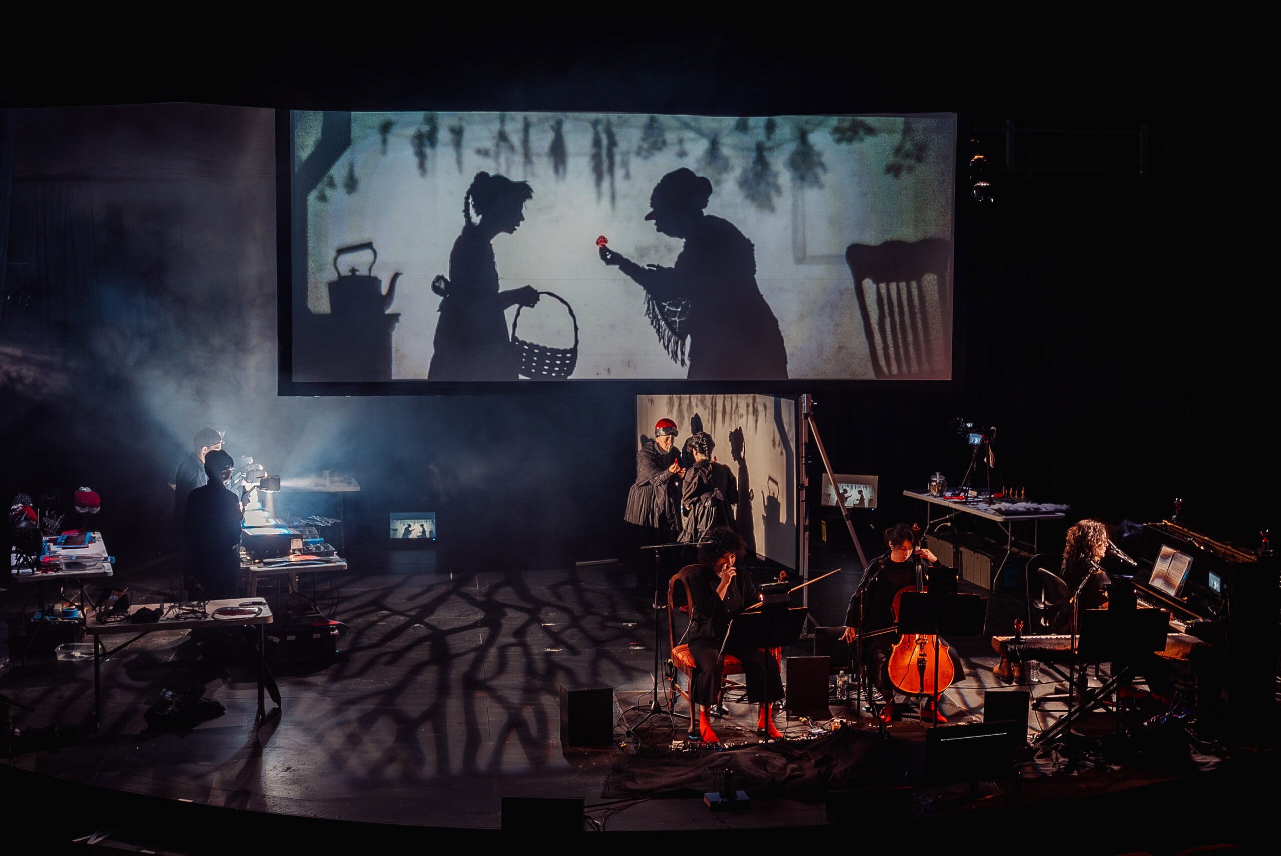 Sarah Fornace and Julia Miller in The 4th Witch. Photo: Charlie Doyle